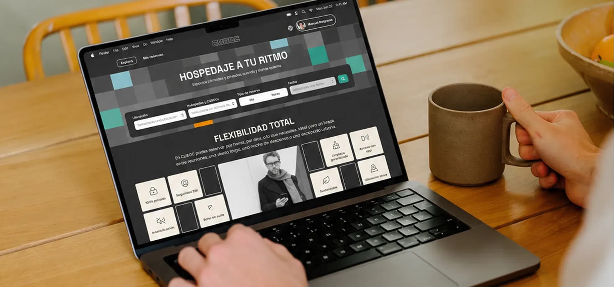 Application screen mockups 1
