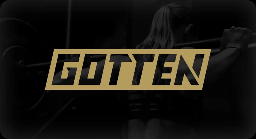 Logotipo de Gotten aplicado sobre una imagen de entrenamiento
