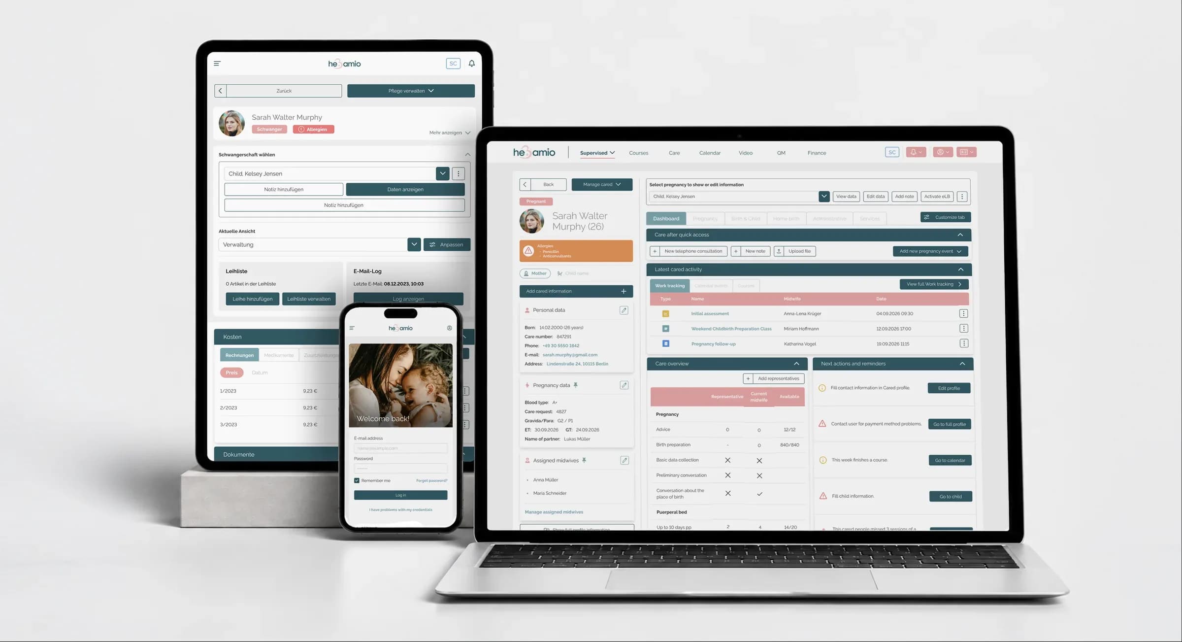 High-fidelity wireframes